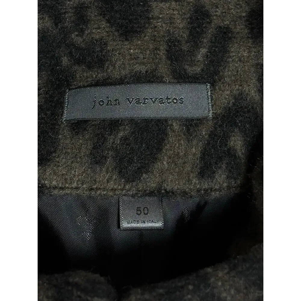 John Varvatos Leopard Print Coat Size 50 EU 40 US - Picture 5 of 8